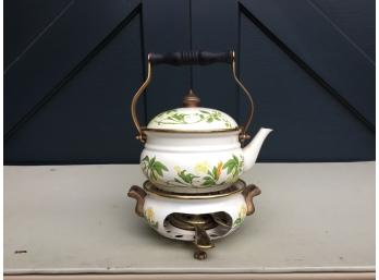Teapot With Footed Warmer Stand