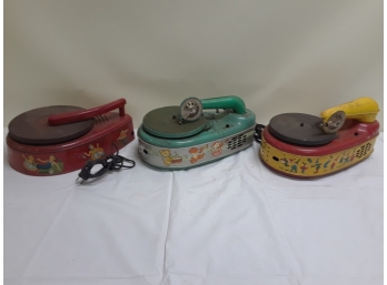Three Vintage Phonographs Superior, General Electric