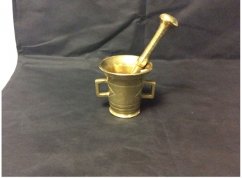 Solid Brass Mortar And Pestle