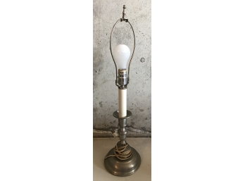 Pewter Colored Lamp