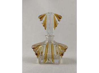 Vintage Art Deco Glass Perfume Bottle Decanter