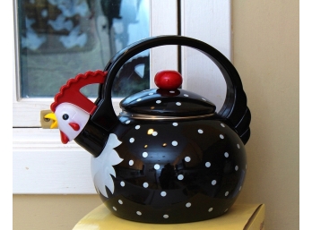 Rooster Whistling Tea Pot