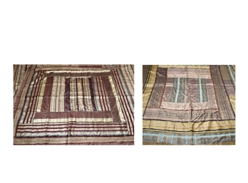 A Pair Of Imported Indian Satin Textile (NEWLY ADDED)