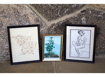 Three Framed Elsie Ralph Works