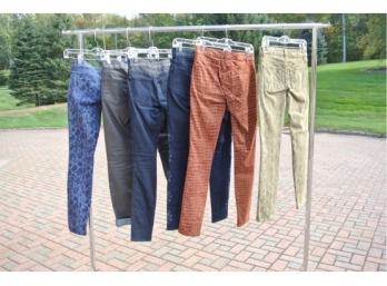 Six Pairs Of Rich & Skinny Pants, Size 25/26