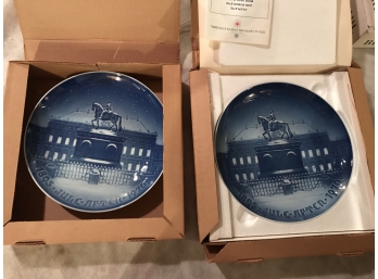 Two B&G 'The Royal Palace' Plates