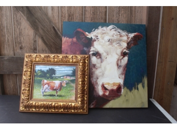 Assorted Cow Paintings