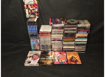 One Hundred Plus CD's, And DVD's