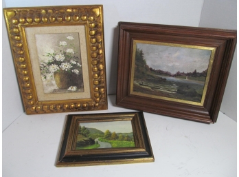 Three Small Paintings
