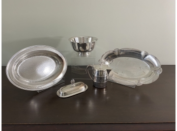 Group Of Silver Plate Items