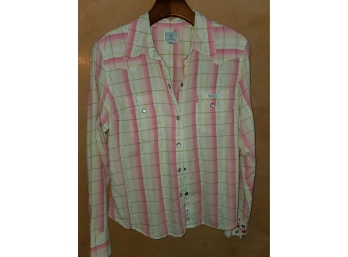 Lucky Brand Long Sleeve Shirt, Size Large