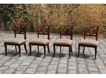 Set Of 4 Vintage Dining Chairs