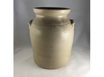 19th Century Stoneware Crock Jug Unsigned - 2 Gallon