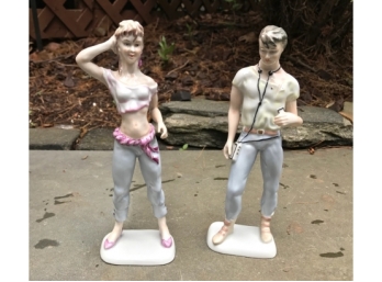 Wallendorf Porcelain Figurines - Two Dancers