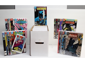 Full Box Of Batman Comic Books
