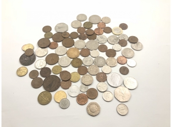 Lot Of Various Vintage Foreign Currency Coins
