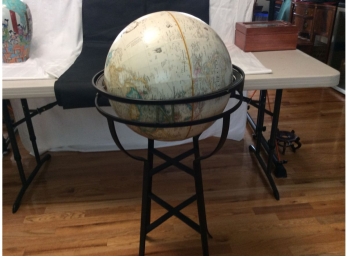Replogle 16' Diameter Globe On Wrought Iron Stand