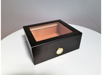 Cigar Humidor Box With Hygrometer