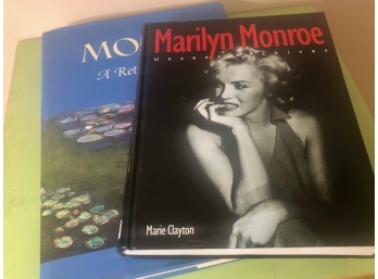 Monet And Marilyn Coffee Table Books