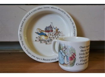 Wedgwood Peter Rabbit Bowl And Cup