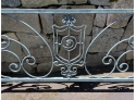 Wrought Iron And Steel Double Bed Headboard And Footboard