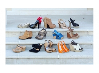 Thirteen Pair Of Shoes By Various Designers - Size 6