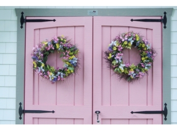 *Two Floral Wreaths