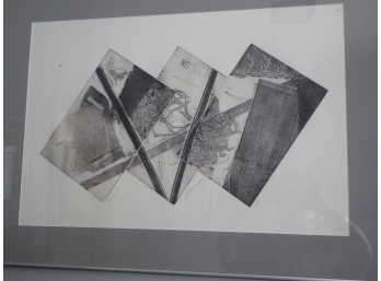 Black And White Etching - Artist Proof - Titled 'Sewing I' - E. Okida '80