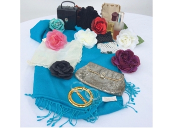Beautiful Cashmere Scarf  With Fashion And Jewelry Accessories