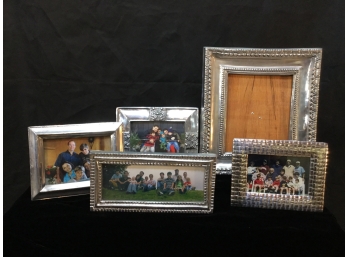 Five Beautiful Pewter Frames