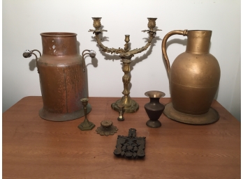 Brass And Other Metal Decor Items