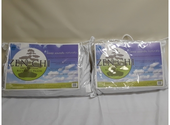 Two Zen Chi 100% Buckwheat Organic Pillows - New