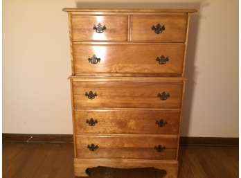 Five Drawer Hardwood Chest Of Drawers