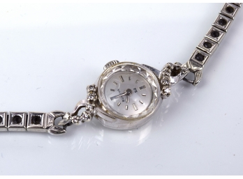 14K White Gold Vintage Ladies Watch