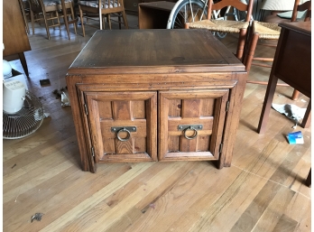 End Table W/Cabinet