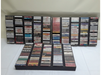Collection Of Cassette Tapes Mixed Genres