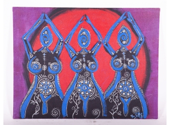 Tribal Inspired Painting By Stephanie Smith