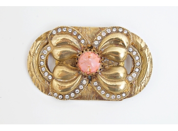 Oval Bow Form Brooch