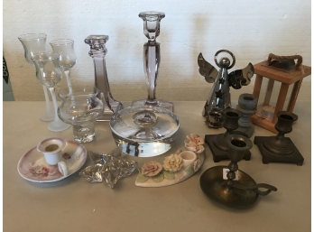 16 Pc. Candle Holder Lot