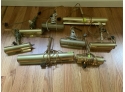 Group Of Brass Picture Lights