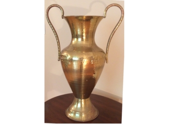 Antique Brass Urn Vase