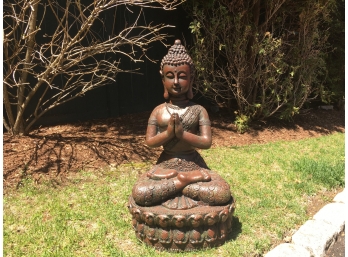 Large Resin Garden Buddha