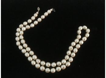 Hand Knotted 36” Pearl Necklace