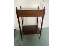 Tiered Side Table With Single Drawer