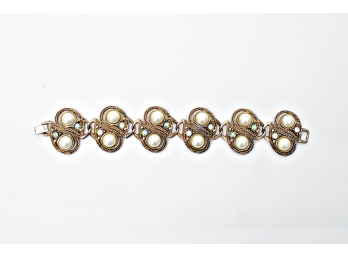 Nice Vintage 'S' Swirled Bracelet