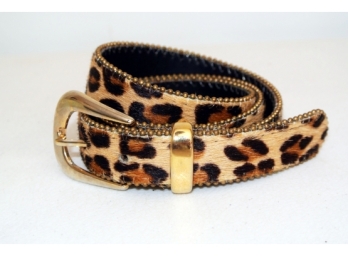 Ralph Lauren Leopard Belt - Size M