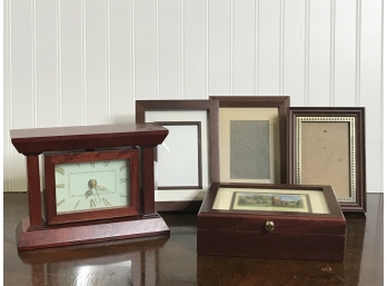 Clock, Frames And Cushing Academy Box