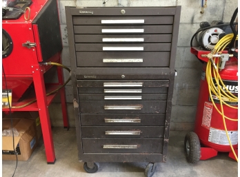 Two Kennedy Rolling/Stacking Tool  Boxes.