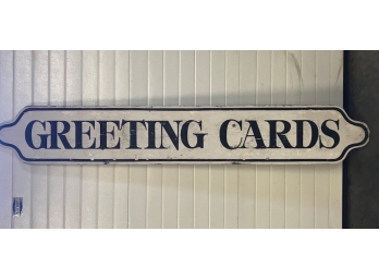 Large Wooden Greeting Card Sign