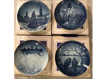 4 Royal Copenhagen 'The Centennial Collection' Plates